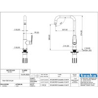 Смеситель Teska Carmela EB6037 (хром)