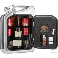 Подарочный набор Экспедиция Канистра - бар 10 л (хром)