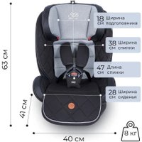 Детское автокресло Sweet Baby Suburban 360 Isofix 0-36 (серый)
