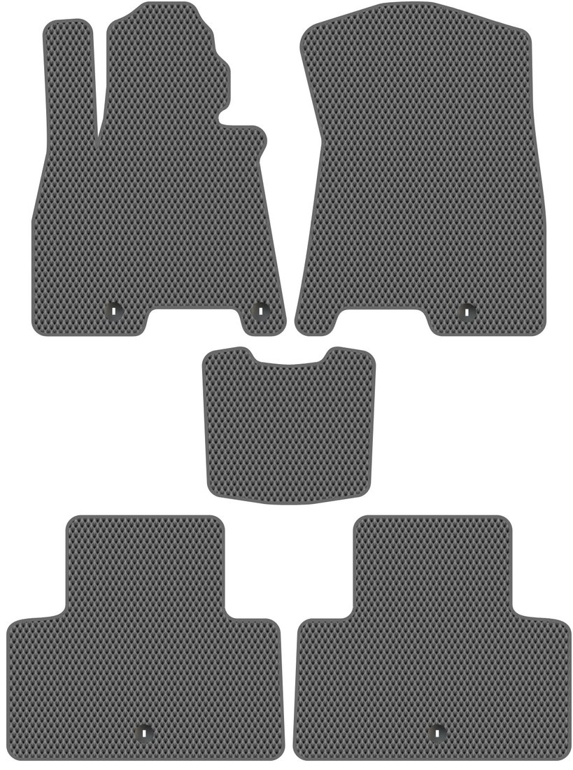 

Комплект ковриков для авто Alicosta Genesis GV80 (suv 5 мест) 2020 - Н.В. (серый, ромб)