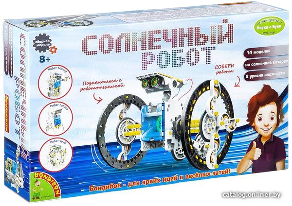 Набор для опытов Bondibon Науки с Буки Солнечный Робот ВВ2289