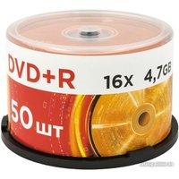 DVD+R диск Mirex 4.7Gb 16x UL130013A1B (50 шт.)