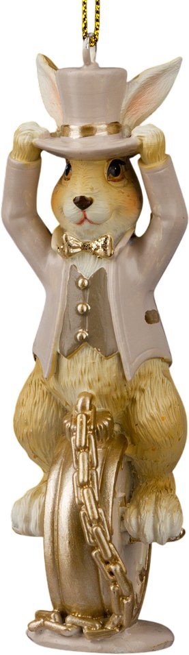 

Елочная игрушка Erich Krause Decor. Кролик в цилиндре 64512