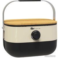 Портативный газовый гриль Sahara Mini BBQ (кремовый) в Бресте