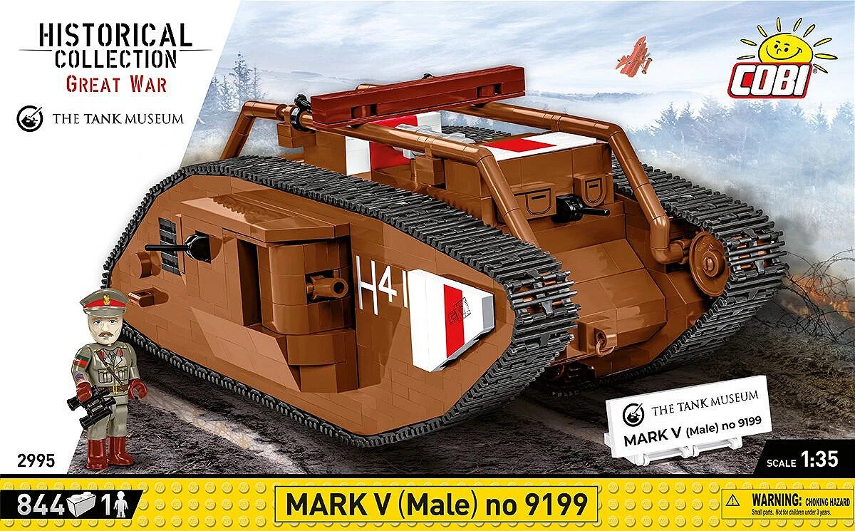Конструктор Cobi Historical Collection Great War Mark V no 9199