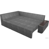 Угловой диван Mebelico Амадэус 109700 (левый, рогожка, серый)