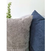 Чехол на подушку Matex Tufted Velvet ALEX-54 (синий)