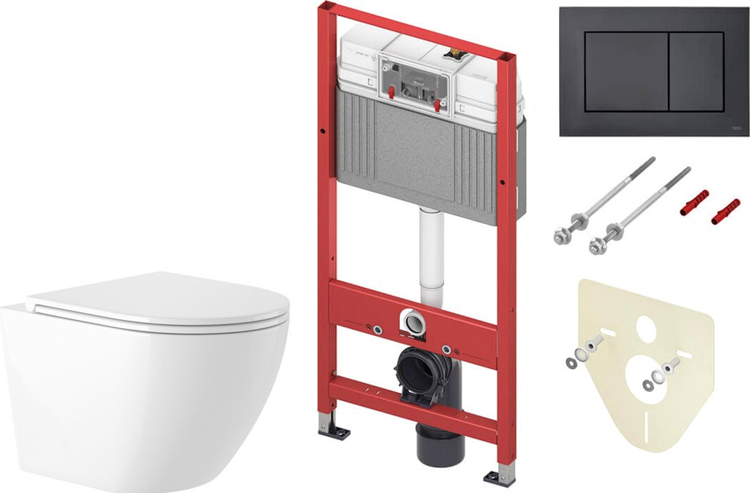 

Унитаз подвесной Saniteco KW-9003W Rimles + TECE 9400414