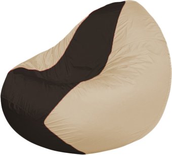 Кресло-мешок Flagman Classic K2.1-191 (светло-бежевый/коричневый)