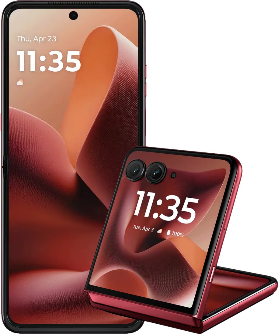 

Телефон Motorola Razr 60 Ultra 16GB/512GB (красный Рио)