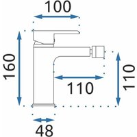 Смеситель Rea Bloom White Gold REAB9930
