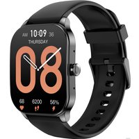 Умные часы Amazfit Pop 3S (черный, с силиконовым ремешком)