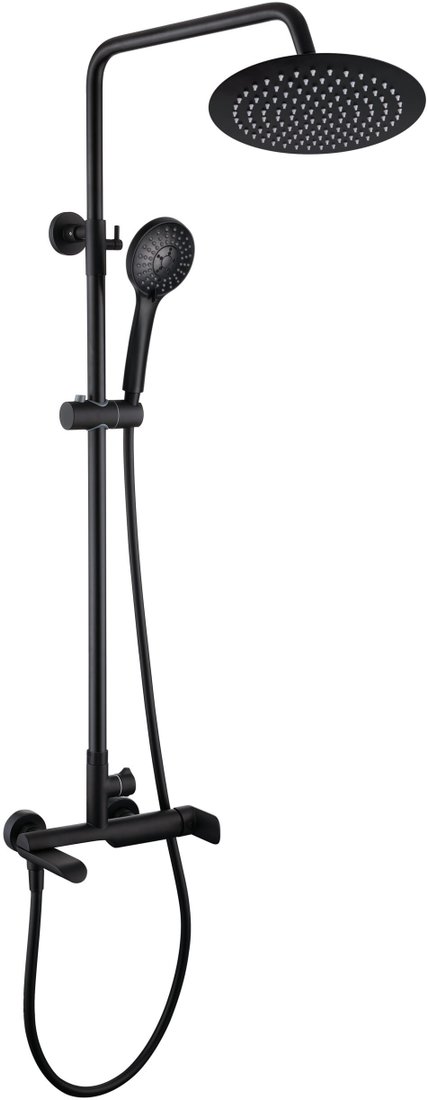 

Душевая система Rubineta Olo BK + Ultra-10 SW DV3/4 BK 625123