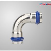 Фитинг Varmega Угольник 90° двухраструбный Inox Press 35x35 VM710003535