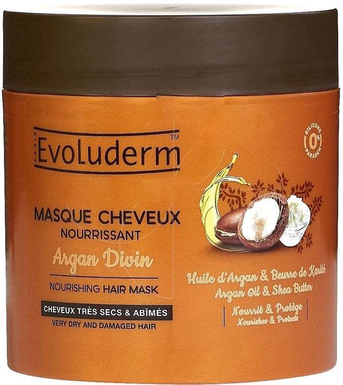 

Маска Evoluderm Nourishing Hair Mask Argan Oil & Shea Butter