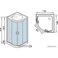 Душевая кабина WeltWasser WW500 Emmer 11015