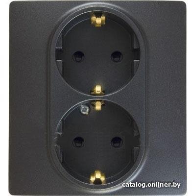 Розетка Legrand Etika 672633 (антрацит)