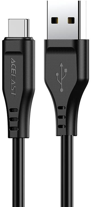 

Кабель AceFast C3-04 USB Type-A - USB Type-C (1.2 м, черный)