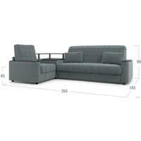 Угловой диван Moon Family 018 003586 (левый, серый)