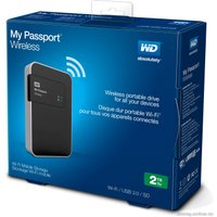 Внешний накопитель WD My Passport Wireless 2TB (WDBDAF0020BBK)