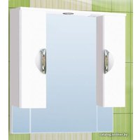  Vako Шкаф с зеркалом Ника 80 (белый)