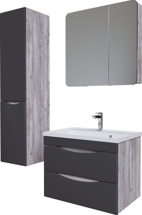 

Grossman Шкаф с зеркалом Талис 80 L 208009
