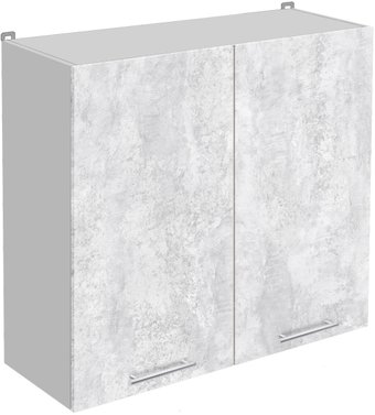 Шкаф навесной Артём-Мебель 800мм СН-114.29 (ДСП бетон спаркс лайт)