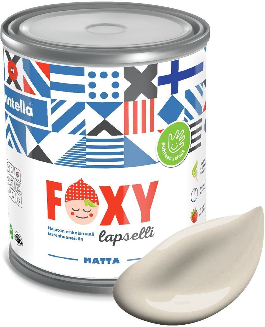 

Краска Finntella Foxy Lapselli Matte Valoa F-50-1-1-FL219 0.9 л (бежевый)