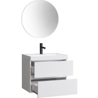  Belux Тумба под умывальник Тоскана НП 60-02 (1, белый глянцевый)