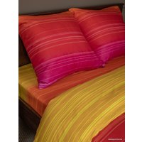 2-спальный комплект постельного белья Amore Mio Spectrum 2.0 21503 (красный/оранжевый/фуксия/синий)