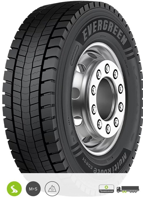 

Всесезонные шины Evergreen EDR51 295/60R22.5 150/147L TL