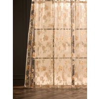 Тюль Arya Roza 300x250 8001885870599 (коричневый/зеленый)