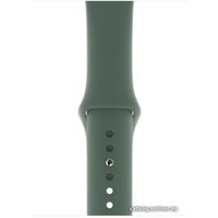 Умные часы Apple Watch Series 5 44 мм (серебристый алюминий/зеленый спортивный)