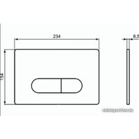 Панель смыва Ideal Standard Oleas M1 R0115AA