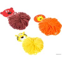 Набор для создания поделок/игрушек Bondibon Творчество с помпонами. Забавные зверушки! ВВ2690