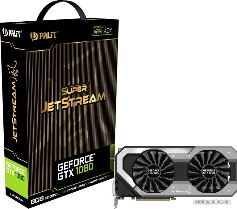 Palit GeForce GTX 1080 Super JetStream 8GB GDDR5X [NEB1080S15P2
