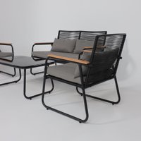 Набор садовой мебели AksHome Gardenia (черный)