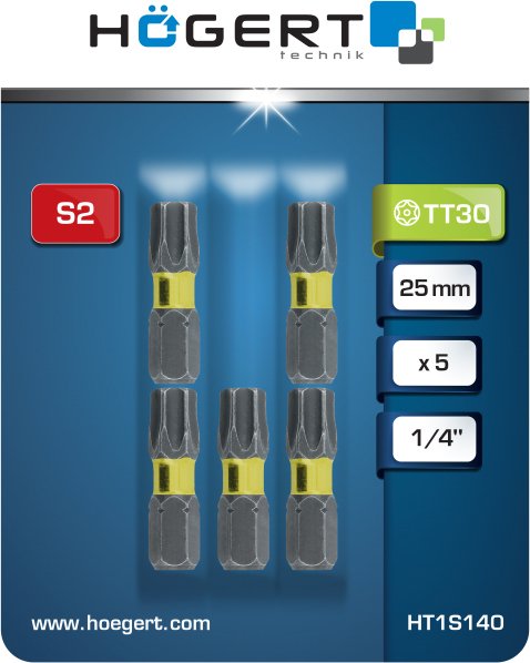 

Набор бит Hoegert Technik HT1S140
