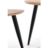 Журнальный столик Halmar Nicea 2 (дуб золотой/черный)