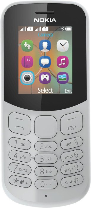 

Телефон Nokia 130 Dual SIM (2017) (серый)