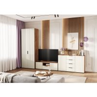 Тумба Стендмебель Соната КМ 01 (моно керамика/дуб крафт табачный) в Витебске