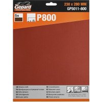 Набор шлифлистов Gepard GP5011-800 (5 шт)