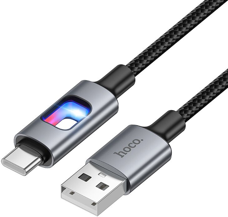 

Кабель Hoco U144 USB Type-A - USB Type-C (1.2 м, черный)
