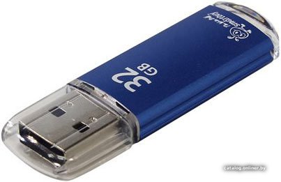USB Flash SmartBuy V-Cut 32GB (голубой) [SB32GBVC-B]