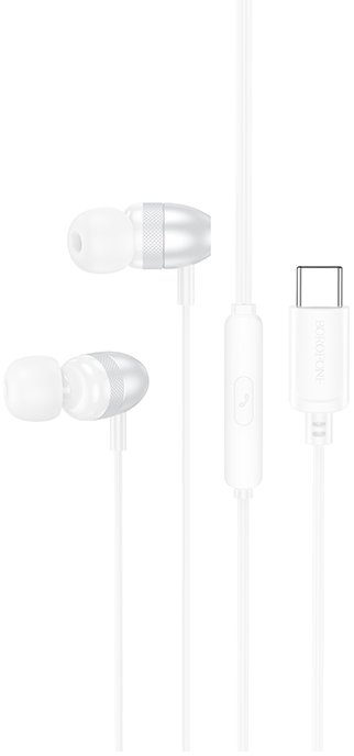 

Наушники Borofone BM95 USB Type-C (белый)