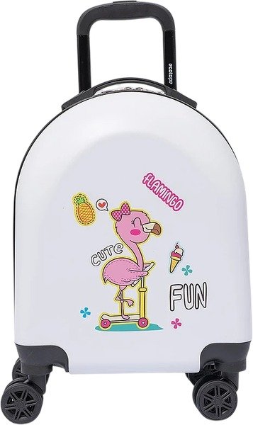 

Чемодан-спиннер Ecotope Фламинго 324-Z-2-16-WHT (белый)