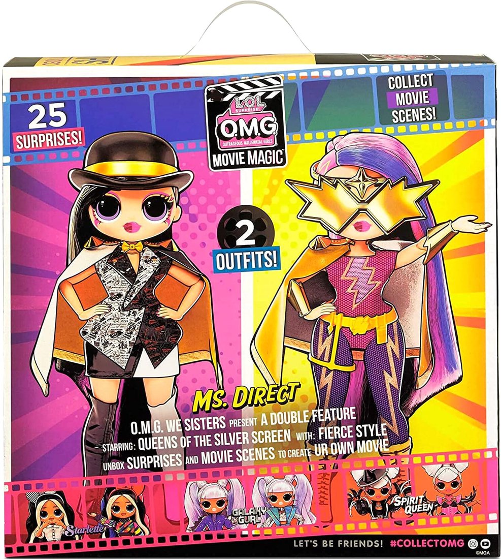 

Кукла-сюрприз L.O.L. Surprise! OMG Movie Magic Doll Ms.Direct 577904EUC
