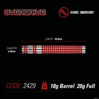 Дротики для дартса Winmau Overdrive 2429-20