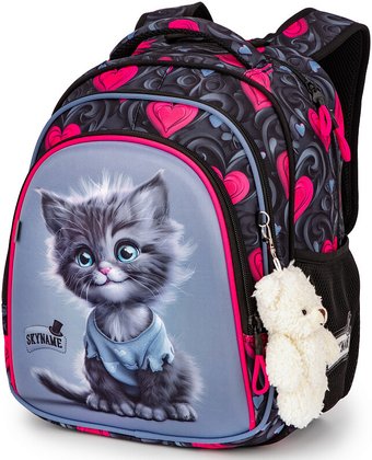 Школьный рюкзак SkyName R2-223 + брелок мишка