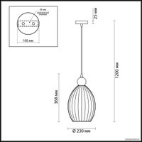 Подвесная люстра Odeon Light Storzo 4713/1A